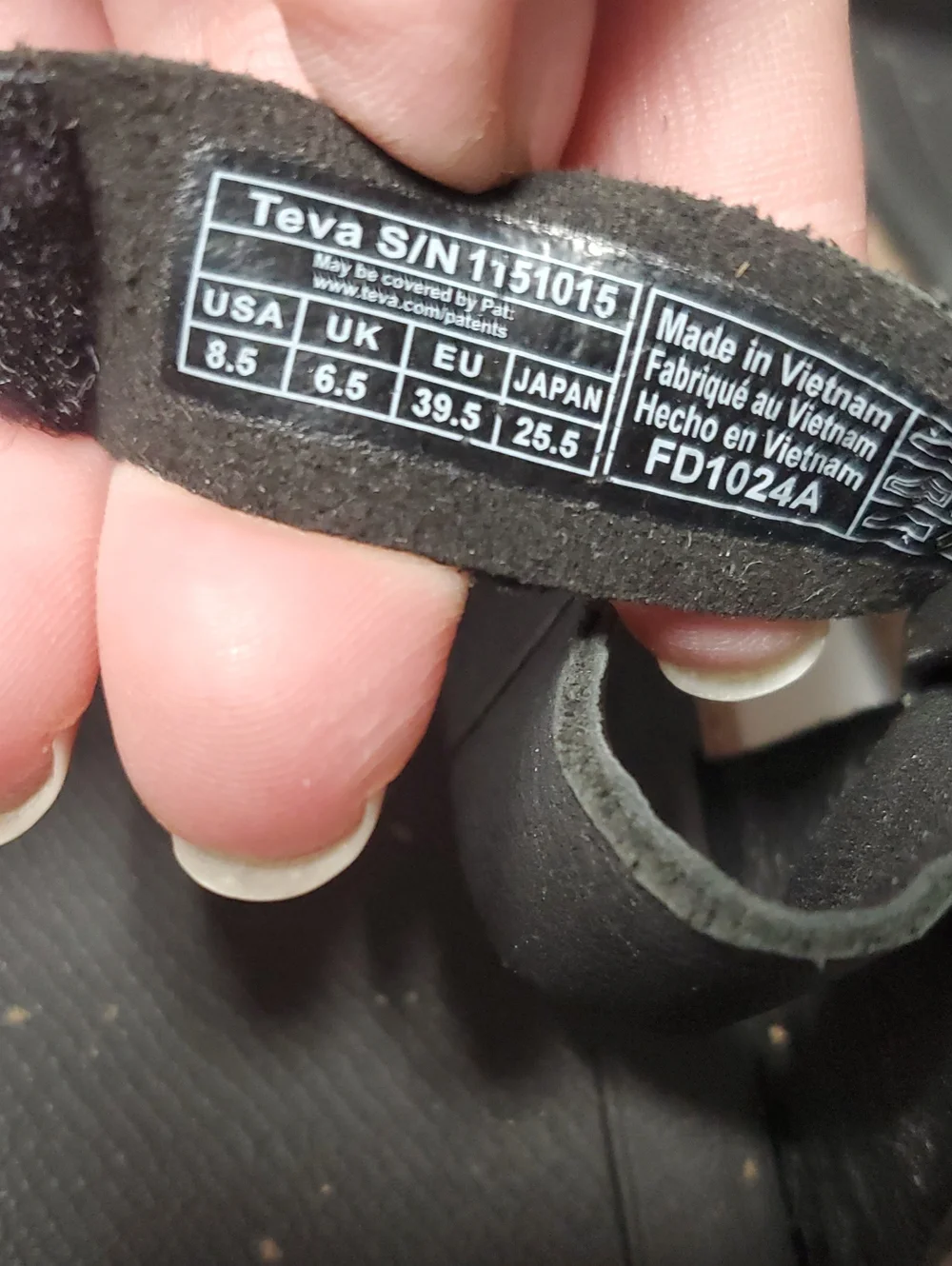 Teva Womens Madera Wedge Sandal Size 8.5 Black Platform